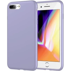 Husa iPhone 7 Plus/8 Plus Casey Studios Premium Soft Silicone - Cadet Blue Light Lilac 