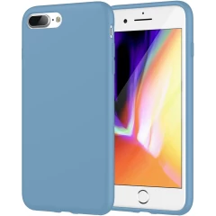 Husa iPhone 7 Plus/8 Plus Casey Studios Premium Soft Silicone - Cadet Blue Lilac 