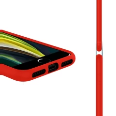 Husa iPhone X/XS Casey Studios Premium Soft Silicone - Red Red