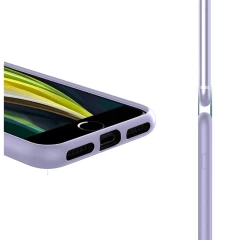 Husa iPhone X/XS Casey Studios Premium Soft Silicone - Light Lilac Light Lilac