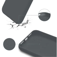 Husa iPhone X/XS Casey Studios Premium Soft Silicone - Dark Gray Dark Gray