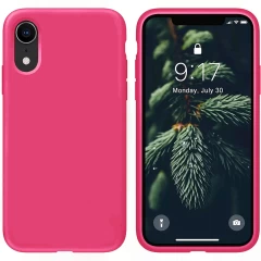 Husa iPhone XR Casey Studios Premium Soft Silicone - Pink Sand Fuchsia 