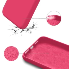 Husa iPhone XR Casey Studios Premium Soft Silicone - Fuchsia Fuchsia