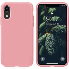 Husa iPhone XR Casey Studios Premium Soft Silicone - Webster Green Roz 