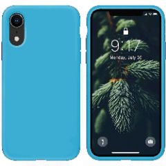 Husa iPhone XR Casey Studios Premium Soft Silicone - Cadet Blue