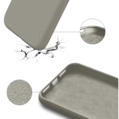Husa iPhone XR Casey Studios Premium Soft Silicone - Gray Gray