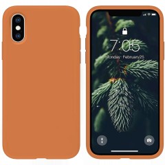 Husa iPhone XS Max Casey Studios Premium Soft Silicone - Nectarine