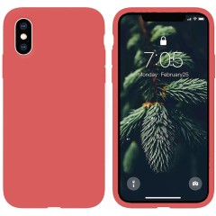 Husa iPhone XS Max Casey Studios Premium Soft Silicone - Roz