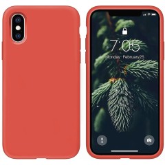 Husa iPhone XS Max Casey Studios Premium Soft Silicone - Orange