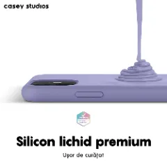 Husa iPhone 11 Casey Studios Premium Soft Silicone Light Lilac