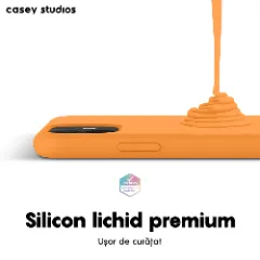 Husa iPhone 11 Casey Studios Premium Soft Silicone Nectarine