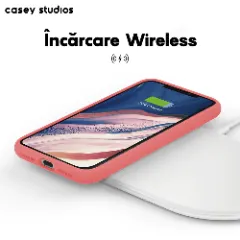 Husa iPhone 11 Casey Studios Premium Soft Silicone Roz