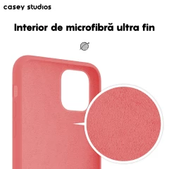 Husa iPhone 11 Casey Studios Premium Soft Silicone Roz