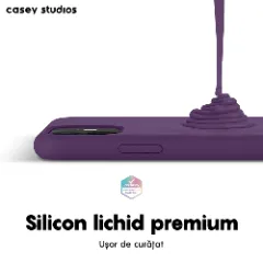 Husa iPhone 11 Casey Studios Premium Soft Silicone Light Purple