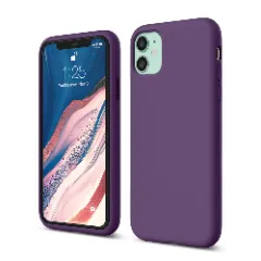 Husa iPhone 11 Casey Studios Premium Soft Silicone Light Purple 