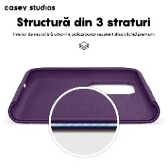 Husa iPhone 11 Casey Studios Premium Soft Silicone Light Purple