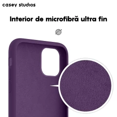 Husa iPhone 11 Casey Studios Premium Soft Silicone Light Purple