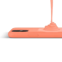 Husa iPhone 11 Casey Studios Premium Soft Silicone Peach