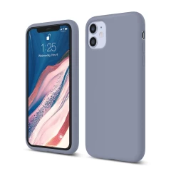 Husa iPhone 11 Casey Studios Premium Soft Silicone Slate Gray 