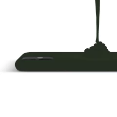 Husa iPhone 11 Casey Studios Premium Soft Silicone Dark Marine Green