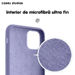 Husa iPhone 11 Pro Casey Studios Premium Soft Silicone - Light Lilac Light Lilac