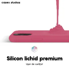 Husa iPhone 11 Pro Casey Studios Premium Soft Silicone - Burgundy Burgundy