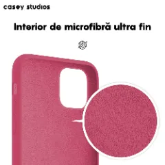 Husa iPhone 11 Pro Casey Studios Premium Soft Silicone - Burgundy Burgundy