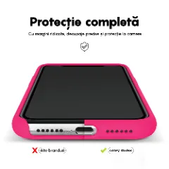 Husa iPhone 11 Pro Casey Studios Premium Soft Silicone - Fuchsia Fuchsia