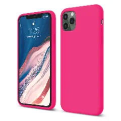 Husa iPhone 11 Pro Casey Studios Premium Soft Silicone - Midnight Blue Fuchsia 