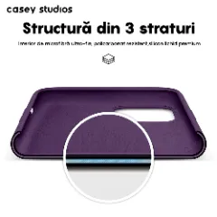 Husa iPhone 11 Pro Casey Studios Premium Soft Silicone - Light Purple Light Purple