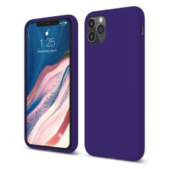 Husa iPhone 11 Pro Casey Studios Premium Soft Silicone - Purple