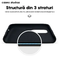 Husa iPhone 11 Pro Max Casey Studios Premium Soft Silicone - Midnight Blue Midnight Blue