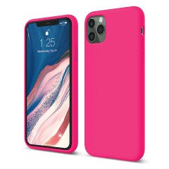 Husa iPhone 11 Pro Max Casey Studios Premium Soft Silicone - Fuchsia