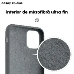 Husa iPhone 11 Pro Max Casey Studios Premium Soft Silicone - Dark Gray Dark Gray