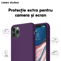 Husa iPhone 11 Pro Max Casey Studios Premium Soft Silicone - Light Purple Light Purple
