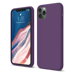 Husa iPhone 11 Pro Max Casey Studios Premium Soft Silicone - Light Purple