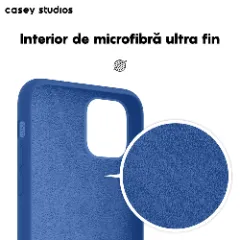 Husa iPhone 11 Pro Max Casey Studios Premium Soft Silicone - Cadet Blue Cadet Blue