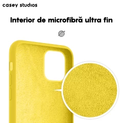Husa iPhone 11 Pro Max Casey Studios Premium Soft Silicone - Yellow Yellow