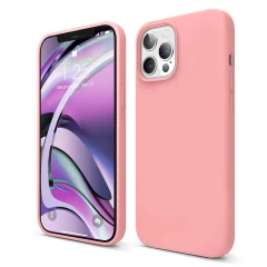 Husa iPhone 12/12 Pro Casey Studios Premium Soft Silicone - Pink Sand Roz 