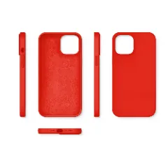 Husa iPhone 12/12 Pro Casey Studios Premium Soft Silicone - Red Red