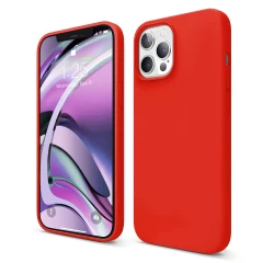 Husa iPhone 12/12 Pro Casey Studios Premium Soft Silicone - Red Red