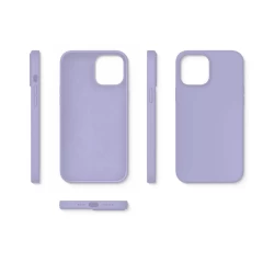 Husa iPhone 12/12 Pro Casey Studios Premium Soft Silicone - Light Lilac Light Lilac