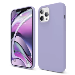 Husa iPhone 12/12 Pro Casey Studios Premium Soft Silicone - Light Purple Light Lilac 