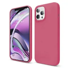 Husa iPhone 12 Pro Max Casey Studios Premium Soft Silicone - Lilac Burgundy 