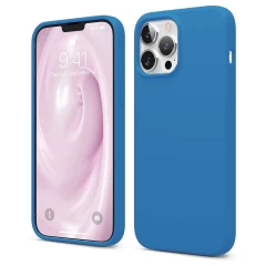 Husa iPhone 12 Pro Max Casey Studios Premium Soft Silicone - Nectarine Lilac 