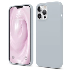 Husa iPhone 12 Pro Max Casey Studios Premium Soft Silicone - Nectarine Lilac 