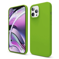 Husa iPhone 12 Pro Max Casey Studios Premium Soft Silicone - Acid Green