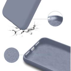 Husa iPhone 12 Pro Max Casey Studios Premium Soft Silicone - Slate Gray Slate Gray