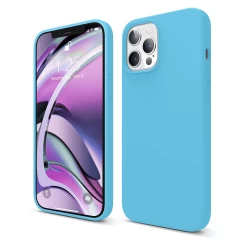 Husa iPhone 12 Pro Max Casey Studios Premium Soft Silicone - Nectarine Lilac 