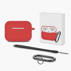 Husa Airpods Pro Casey Studios Silicone - Red Red